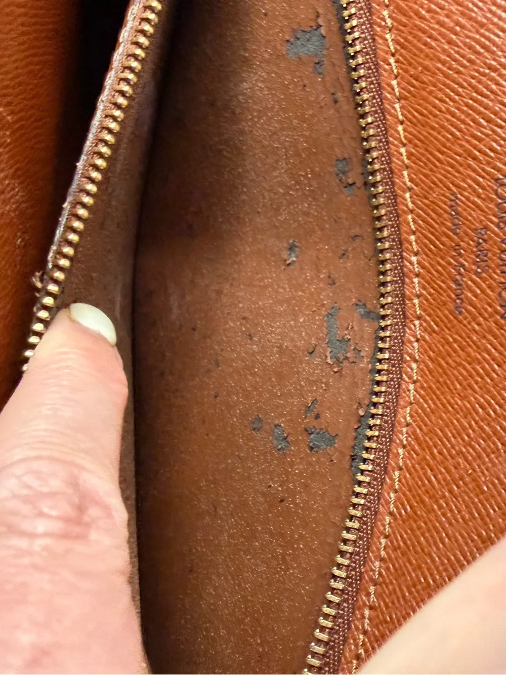 Louis Vuitton Monogram Canvas Brown Satchel with Top Handle and Strap